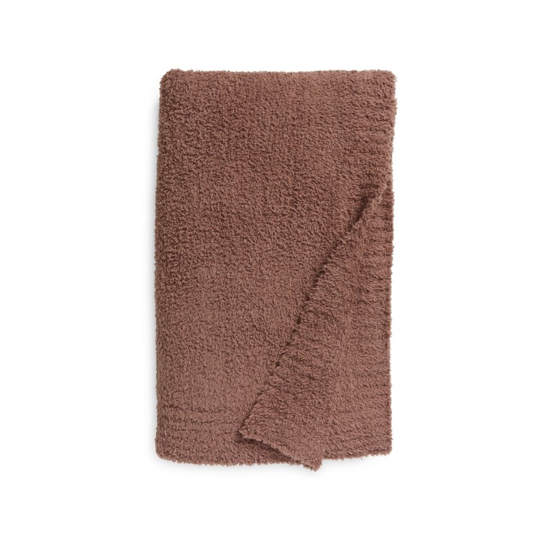 brown fluffy blanket