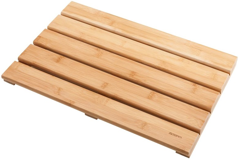 GOBAM bamboo bath mat