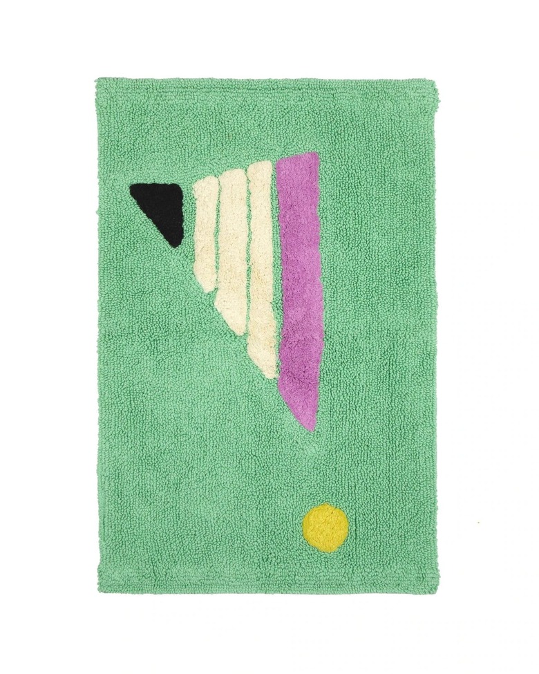 abstract bath mat