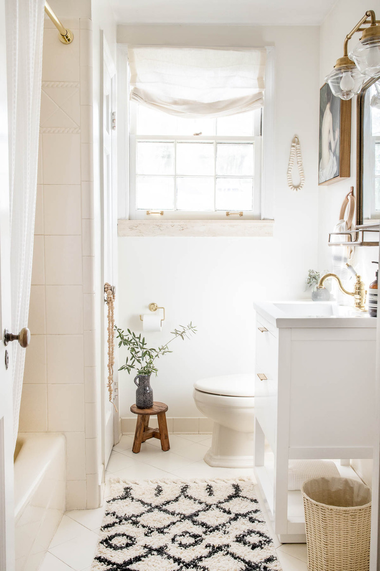 diy bathroom makeover with walmart products