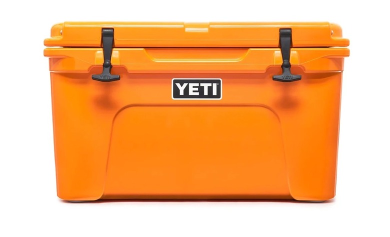 orange yeti cooler
