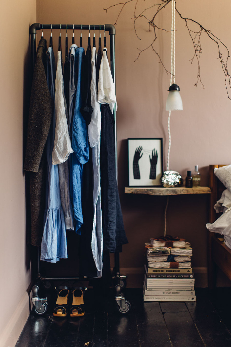 Bedroom clothes rack ideas hotsell