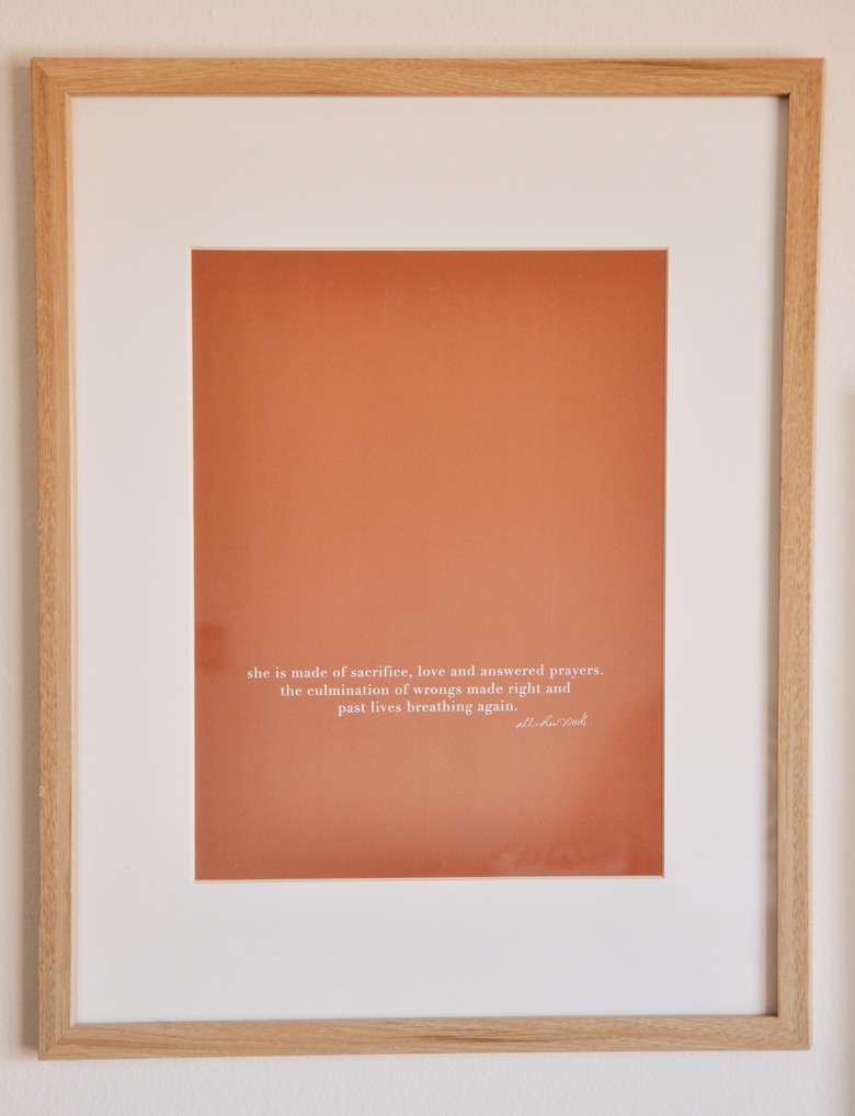 Art in Nina Belton's home