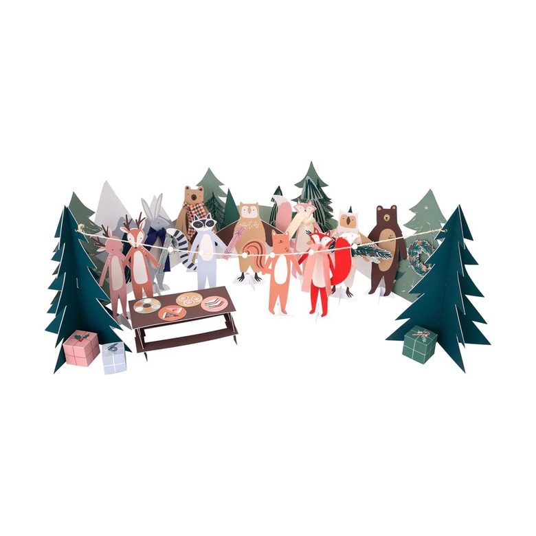 Meri Meri Woodland Paper Play Advent Calendar