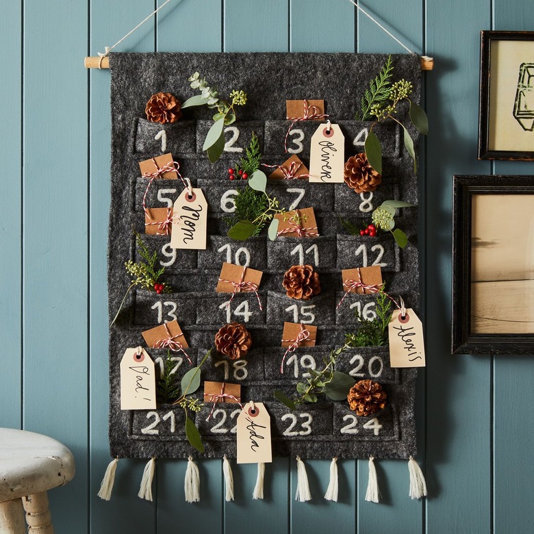 Global Goods Partners Handmade Holiday Felt Advent Calendars
