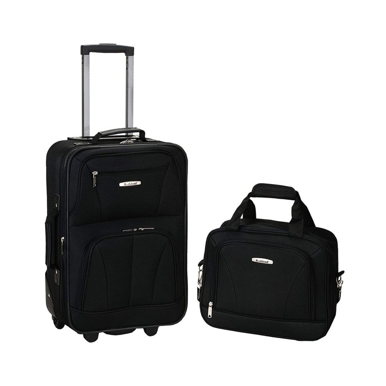 Rockland Fashion Softside Upright Luggage Set