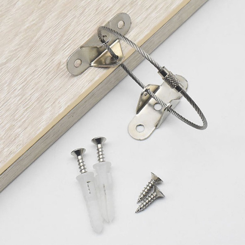 ODOMY 2pcs Furniture Straps for Baby Proofing Metal