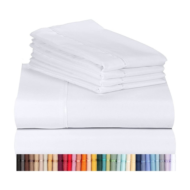 LuxClub 6-Piece Bamboo Sheet Set