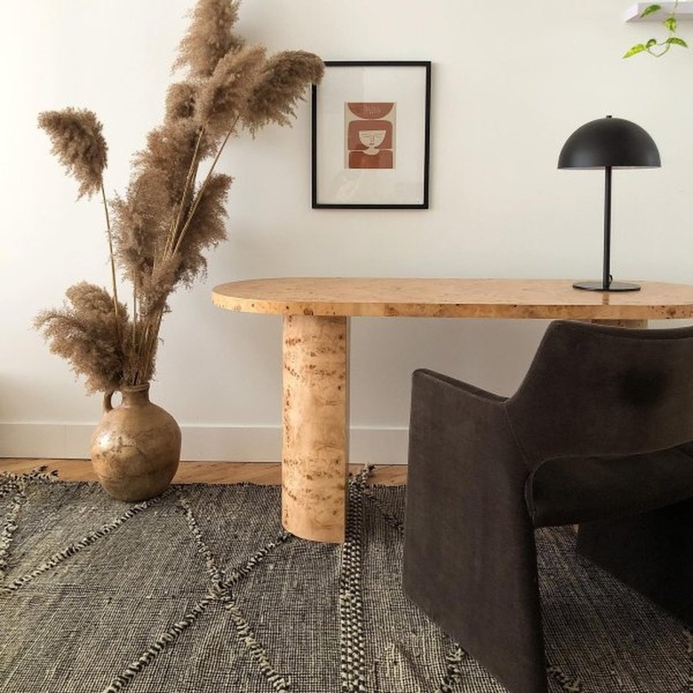 CB2 Marisa Burl Wood Desk