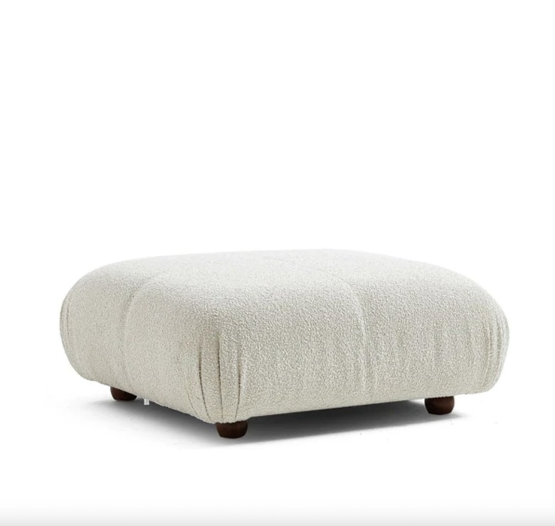 plush ottoman