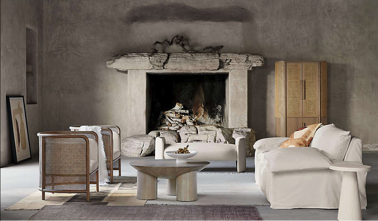 rustic-minimalist living room