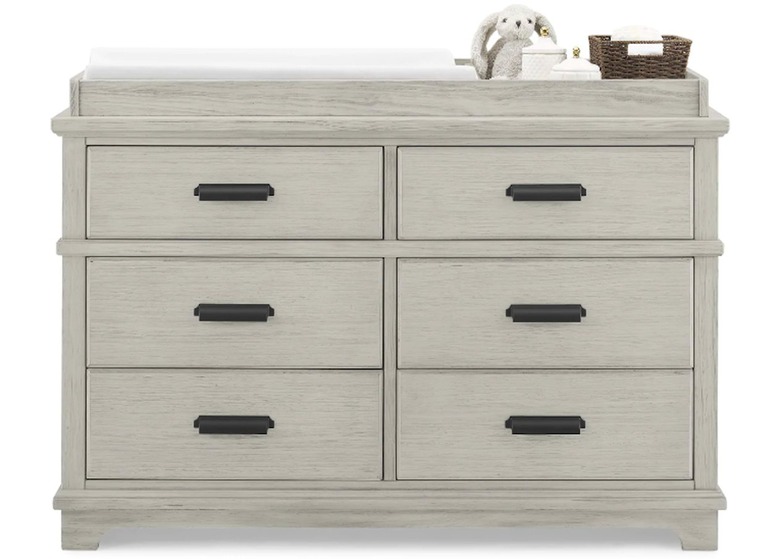 Delta Children Asher 6 Drawer Dresser with Changing Top