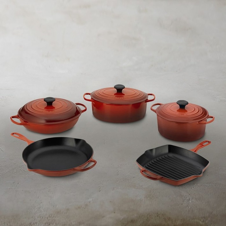 Le Creuset Signature Enameled Cast Iron 8-Piece Cookware Se