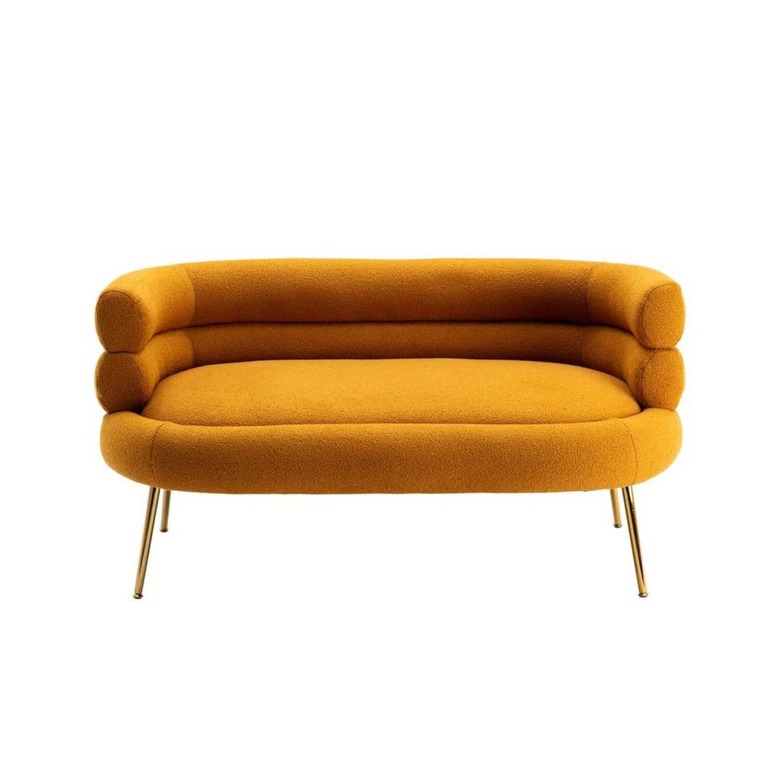 Vanten Murtagh Round Arm Curved Loveseat