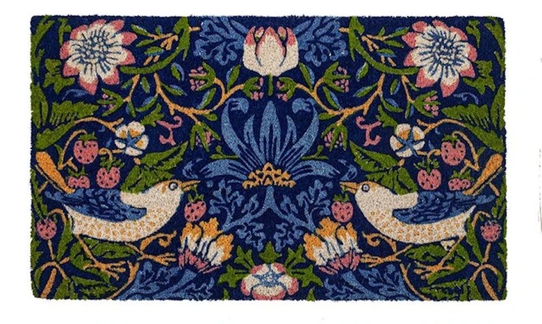 Victoria and Albert Museum Strawberry Thief Coir Doormat