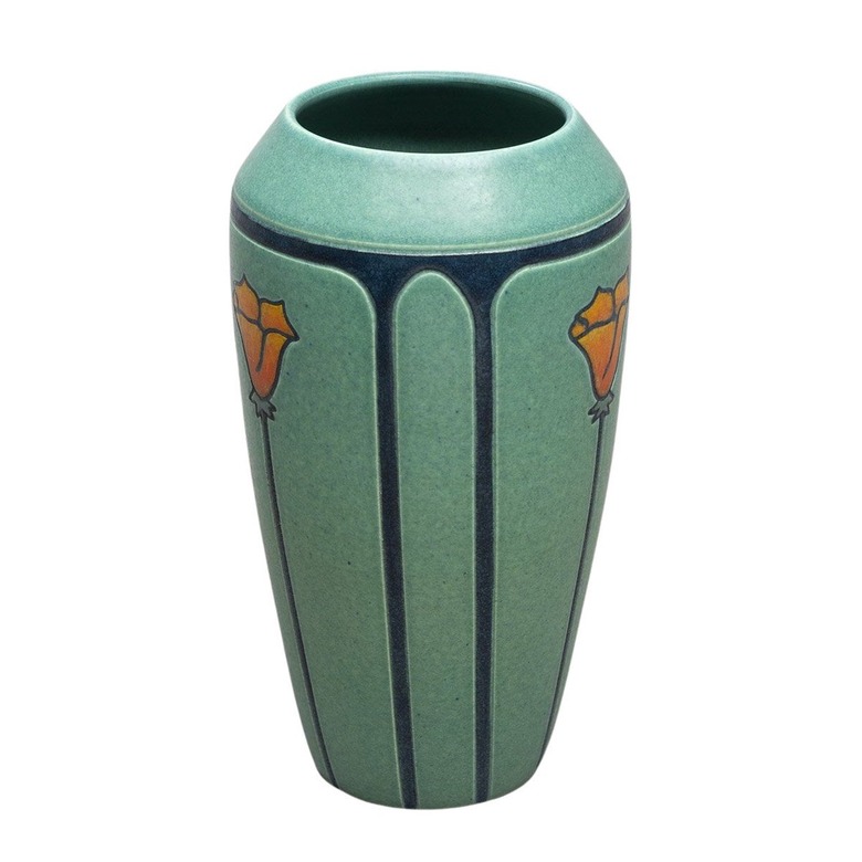 Regency Poppy Ceramic Pottery Vase
