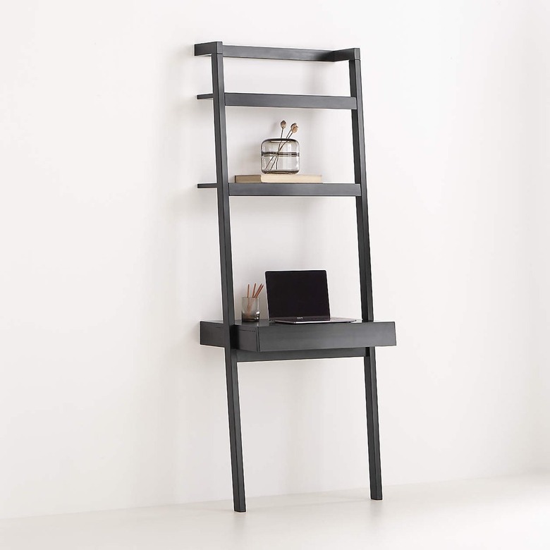 Crate and Barrel Sawyer Black Desk