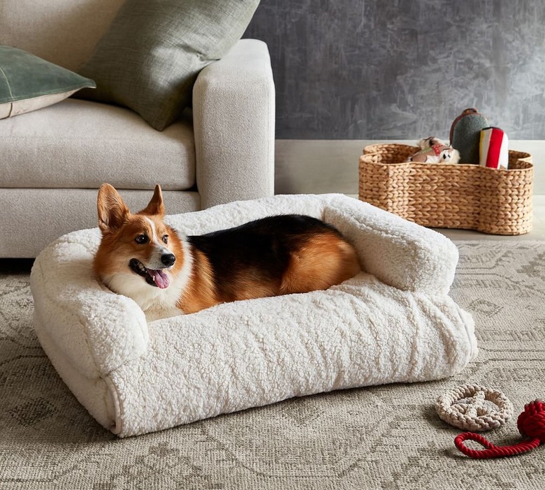 Pottery Barn Sherpa Faux Fur 3-in-1 Pet Bed