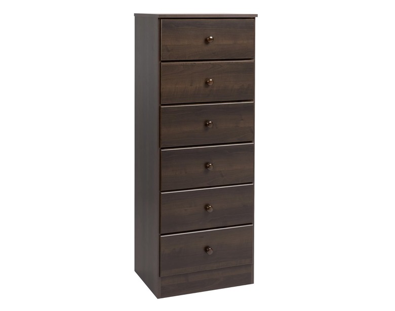 vertical espresso wood dresser