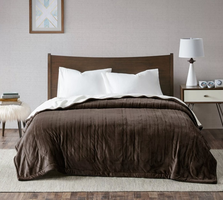 True North by Sleep Philosophy heated blanket in brown