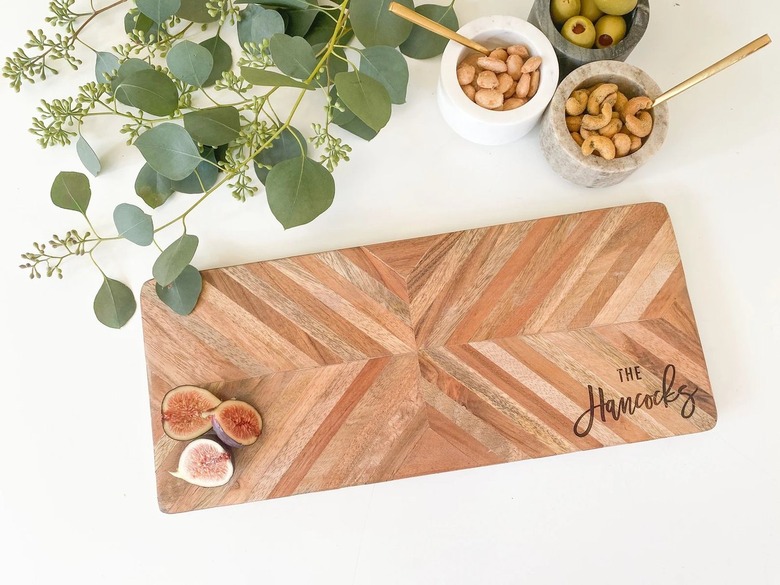 Forever Etched Gift Co. Personalized Charcuterie Board