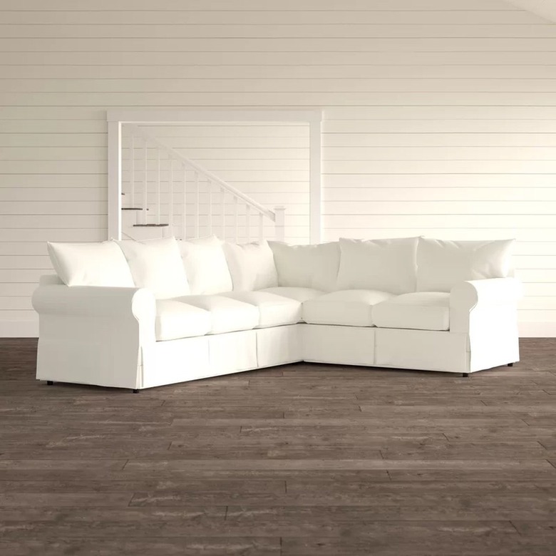White sectional