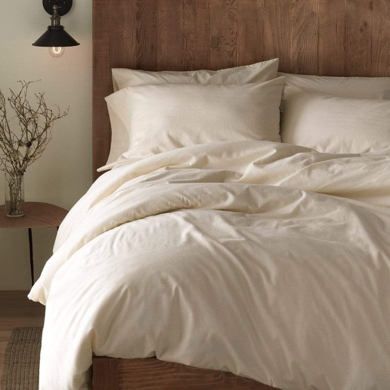 Coyuchi Cloud Brushed Organic Flannel Sheet Set