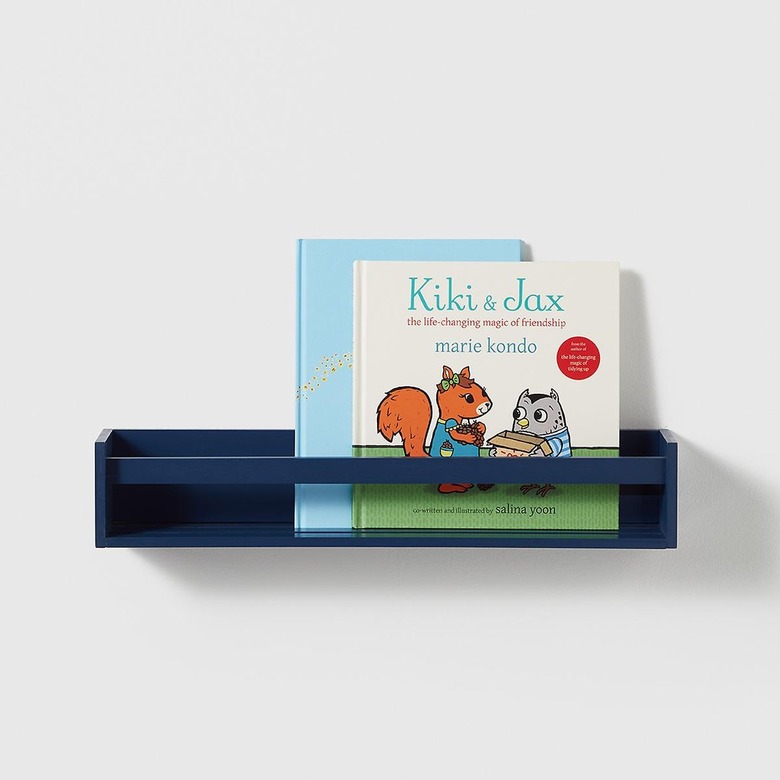 The Container Store x Marie Kondo Sakura Pink Kid's Wall-Mounted Bookshelf