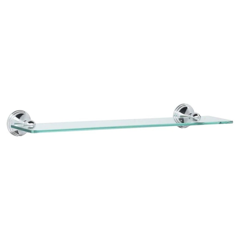 The Home Depot Moen Preston Glass Bath Shelf