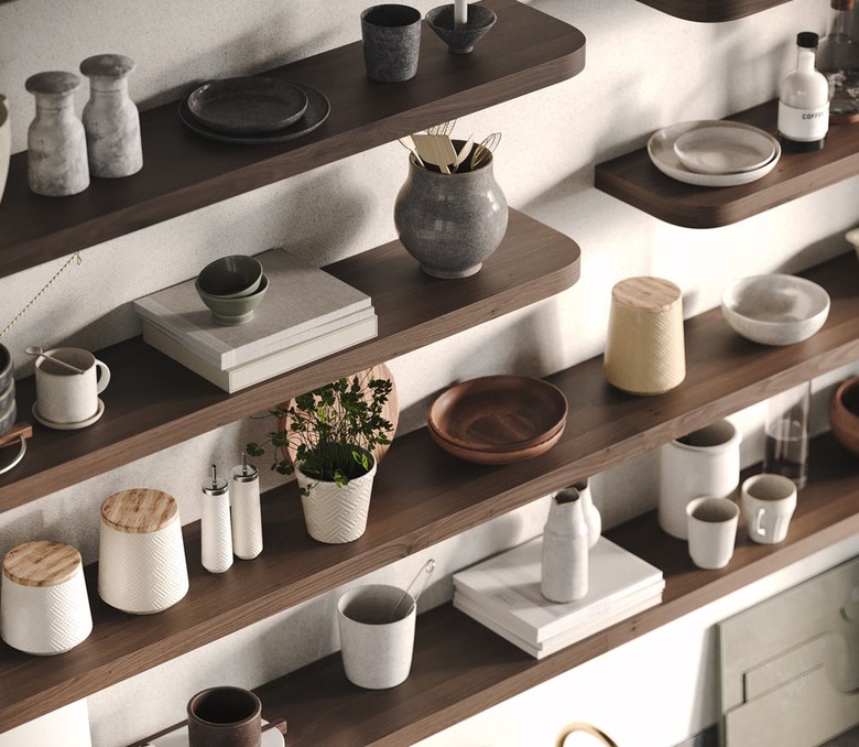 Shelfology Aksel RADius White Oak Floating Shelf