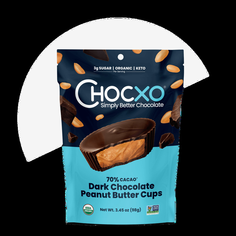 ChocXO 70% Cacao Dark Chocolate Peanut Butter Cups