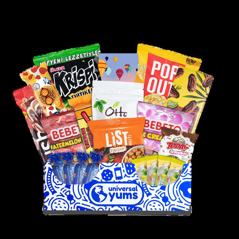 Box With Snacks From All Over The World
