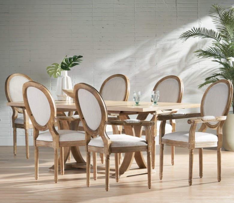 French country dining table set