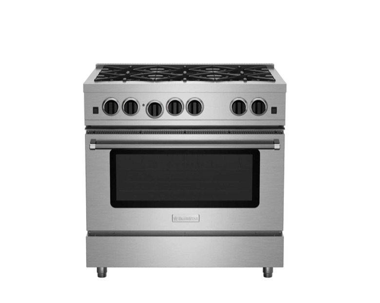 best gas stove BlueStar 36″ Culinary Series RCS Open Burner Range