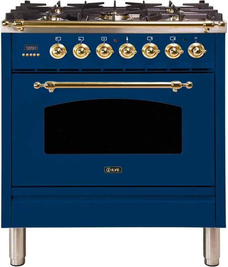 best gas stove ILVE Nostalgie Series Freestanding Dual Fuel Range from Wayfair