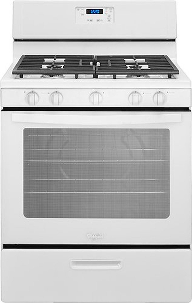 best gas stove Whirlpool 5.1 Cu. Ft. Freestanding Gas Range from Best Buy