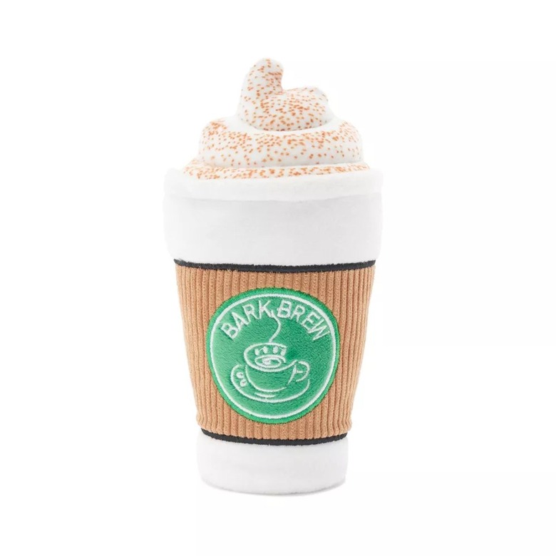 BARK Cup of Bark Roast Coffee Cup Dog Toy