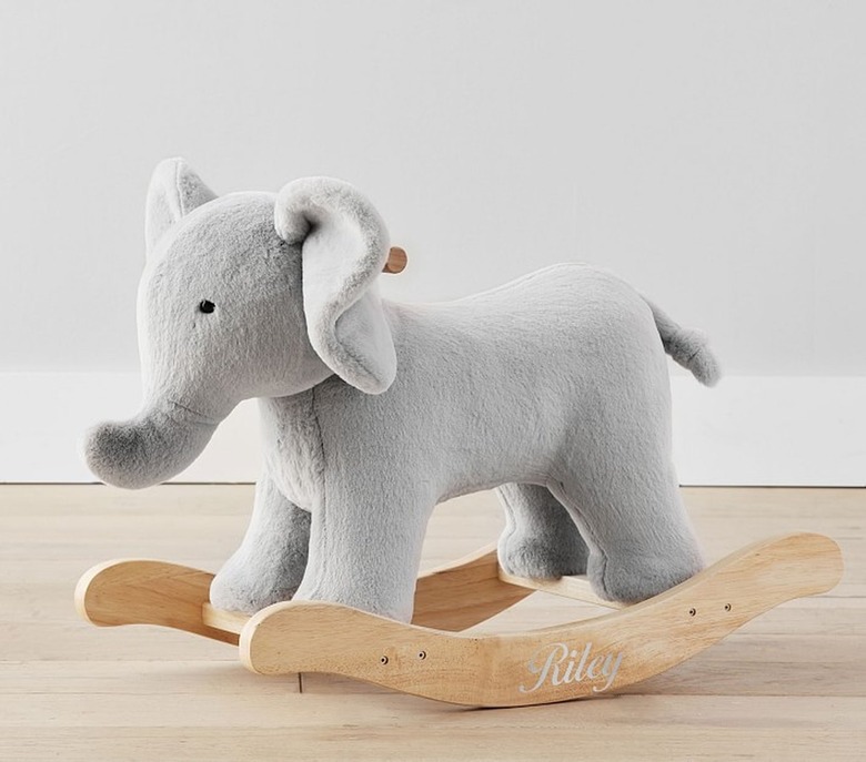 Pottery Barn Kids Elephant Critter Nursery Rocker
