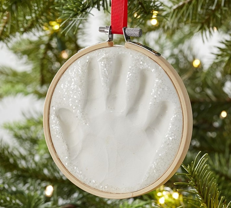 Pottery Barn Kids Baby's First Christmas Hand Print Ornament Kit
