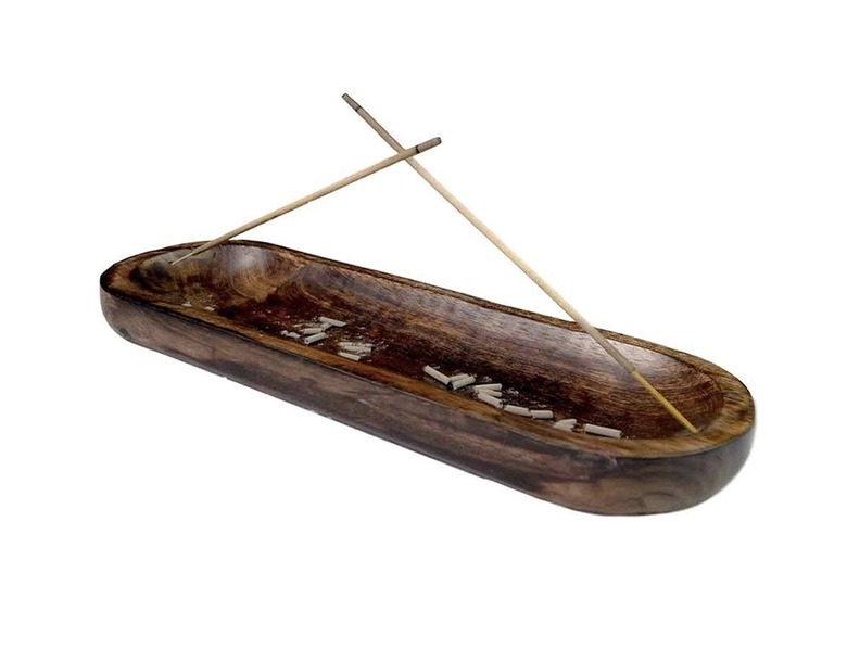 wooden incense holder