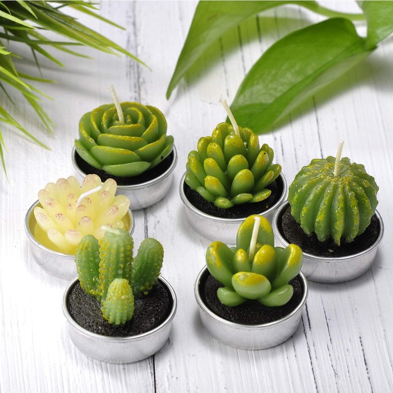 cactus tea lights