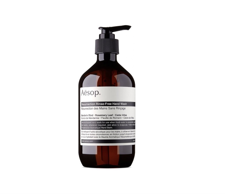 Aesop hand sanitizer
