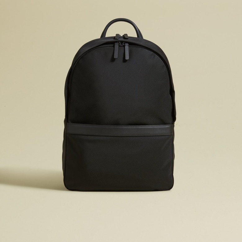 black backpack