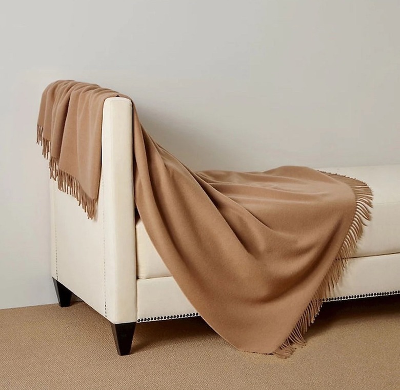 cashmere throw