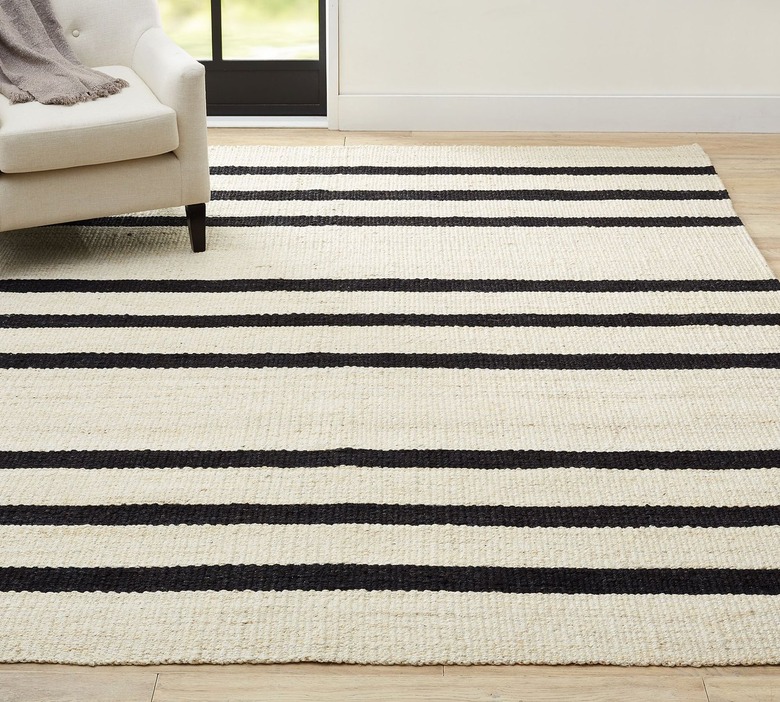 Pottery Barn Danton Striped Jute Rug
