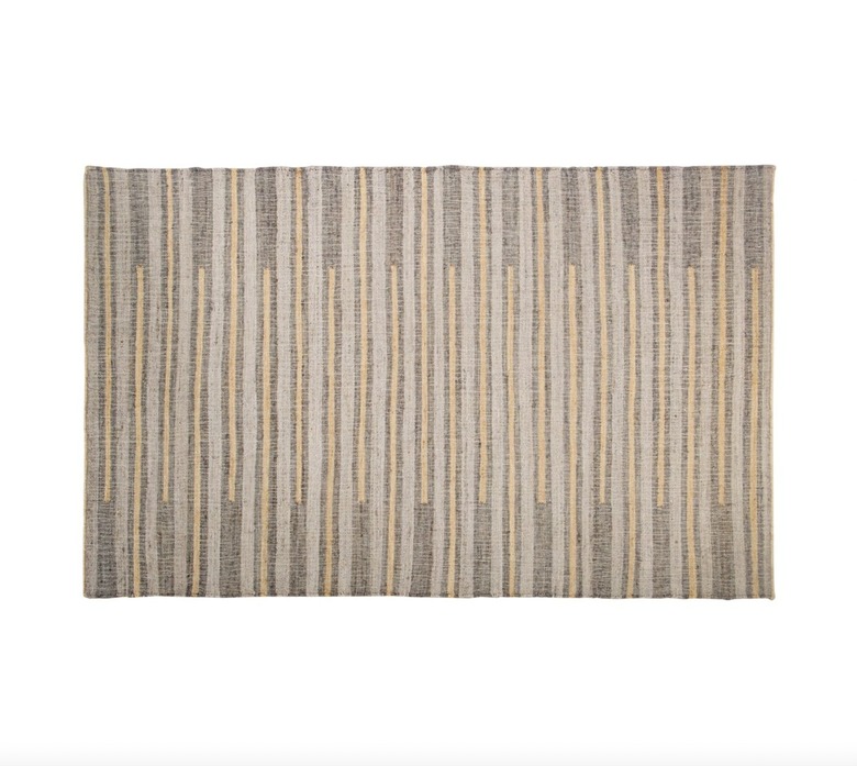 patterned jute rug