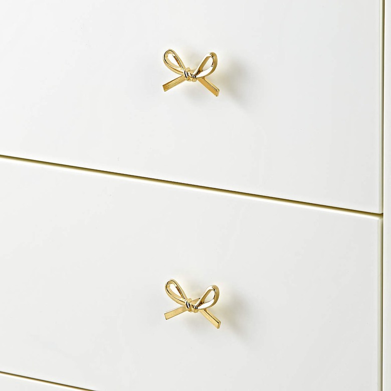 gold bow knobs