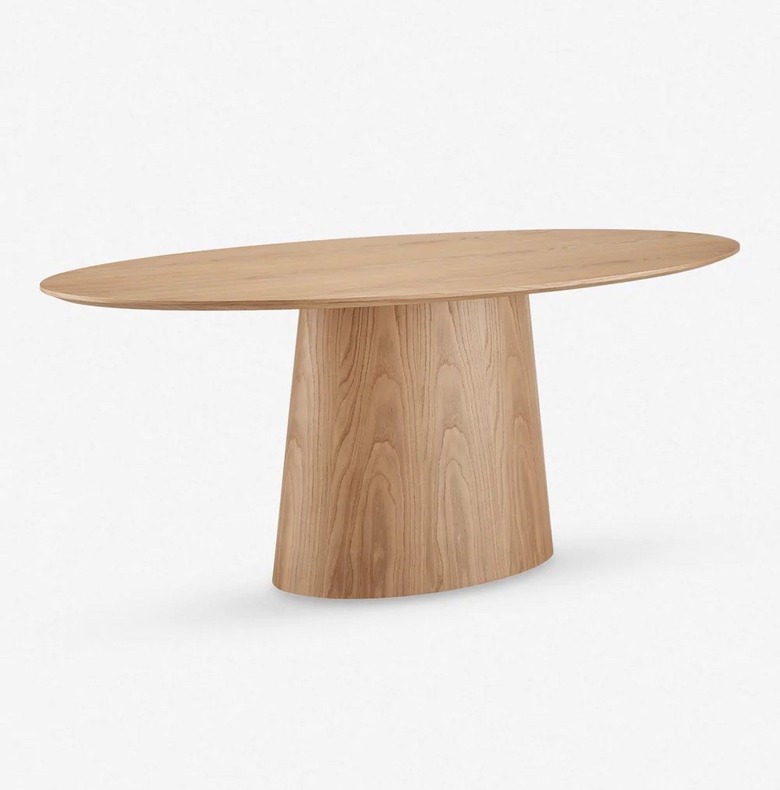 thick base dining table