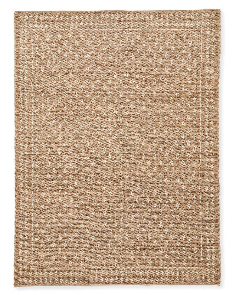 neutral tan rug