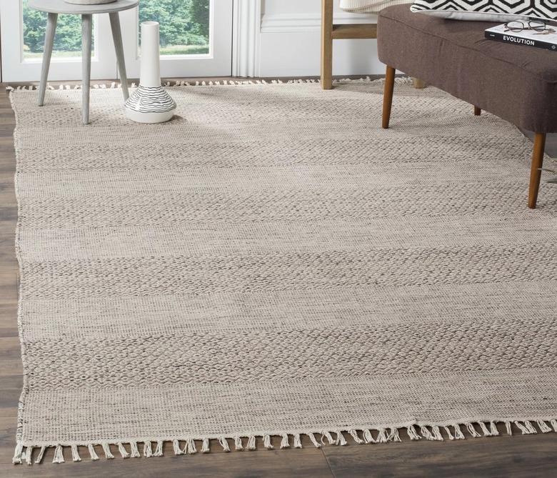 ivory and gray rug
